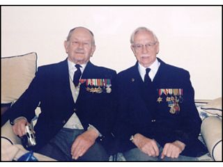 Reg Norfolk (left) and Bob Odell.